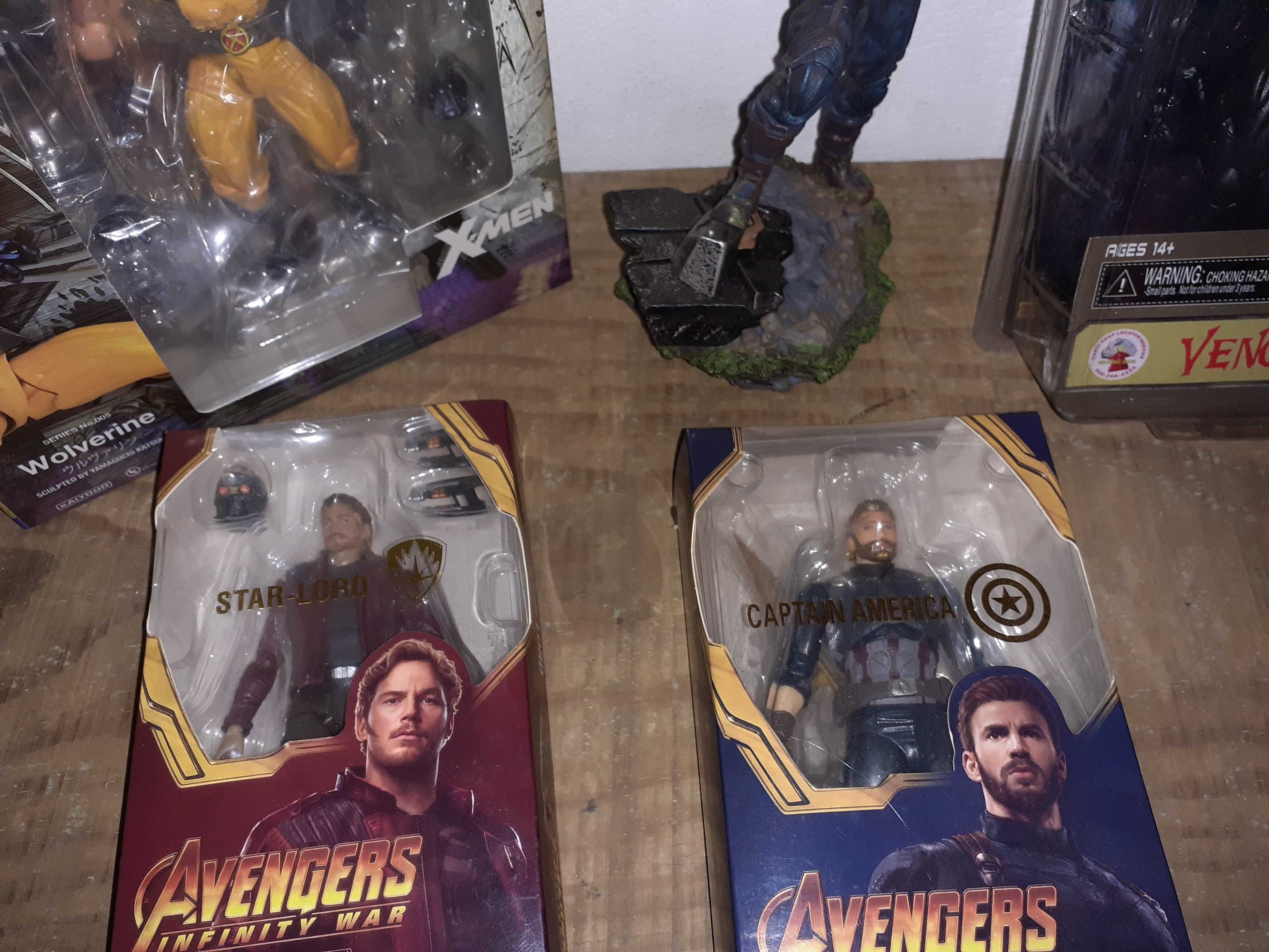 Figuras Wolverine Captain América Deadpool Venom ...