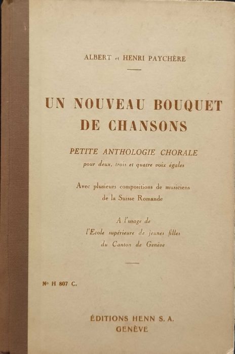 Un Nouveau Bouquet de Chansons - Albert et Henri Paychère