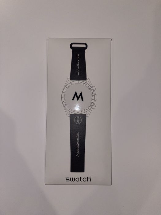 Swatch Moonswatch Mission to the Moonphase Snoopy New Moon "Black"