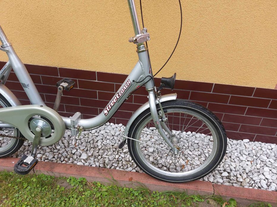 rower składany składak Streetcoach aluminiowy 3biegi