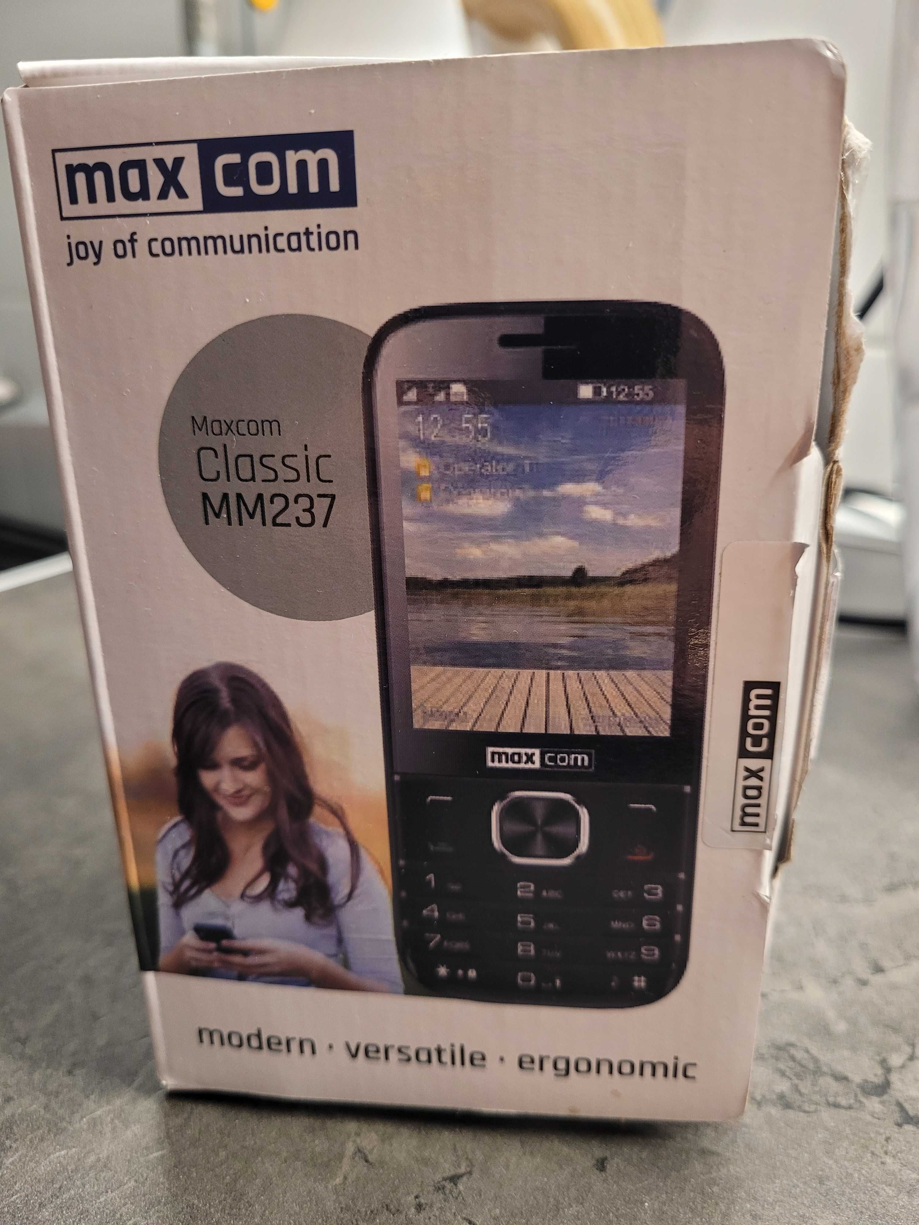Telefon Max Com MM237 Classic - używany. Stan bardzo dobry. Kraków