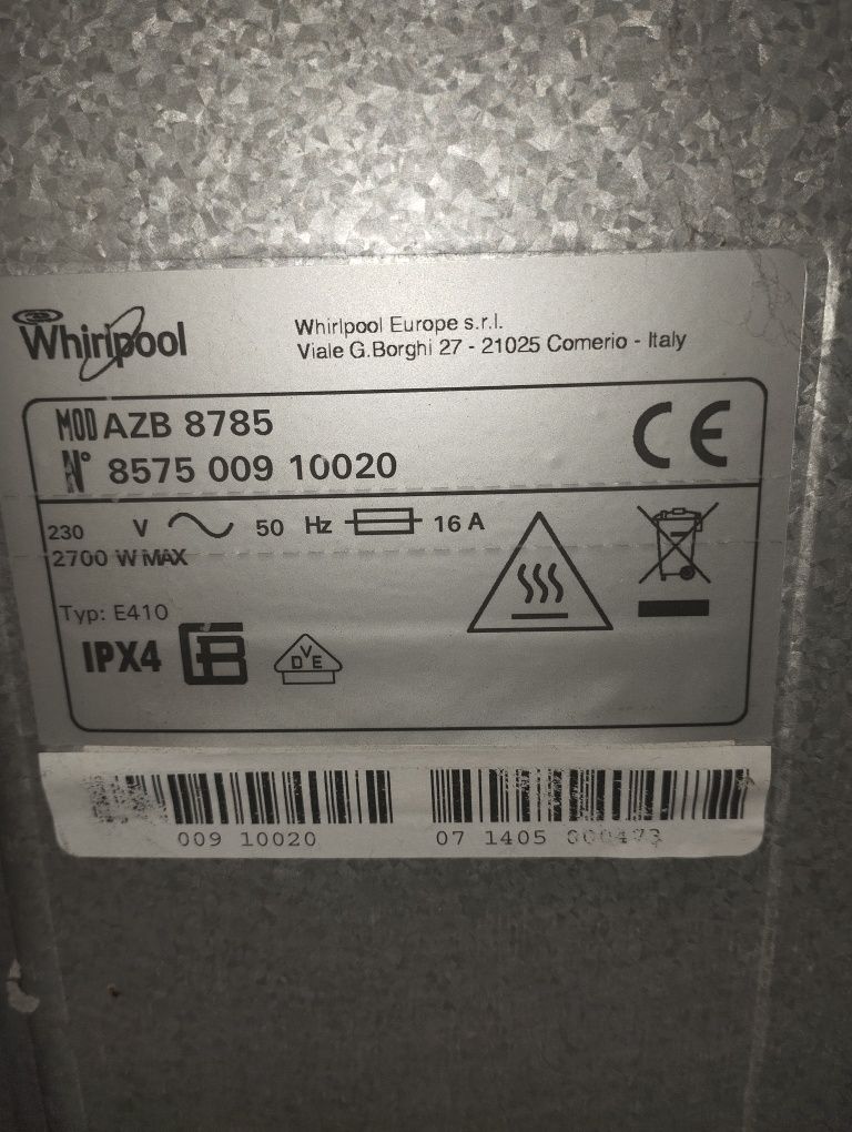 Сушильна машина whirlpool AZB по запчастинах.