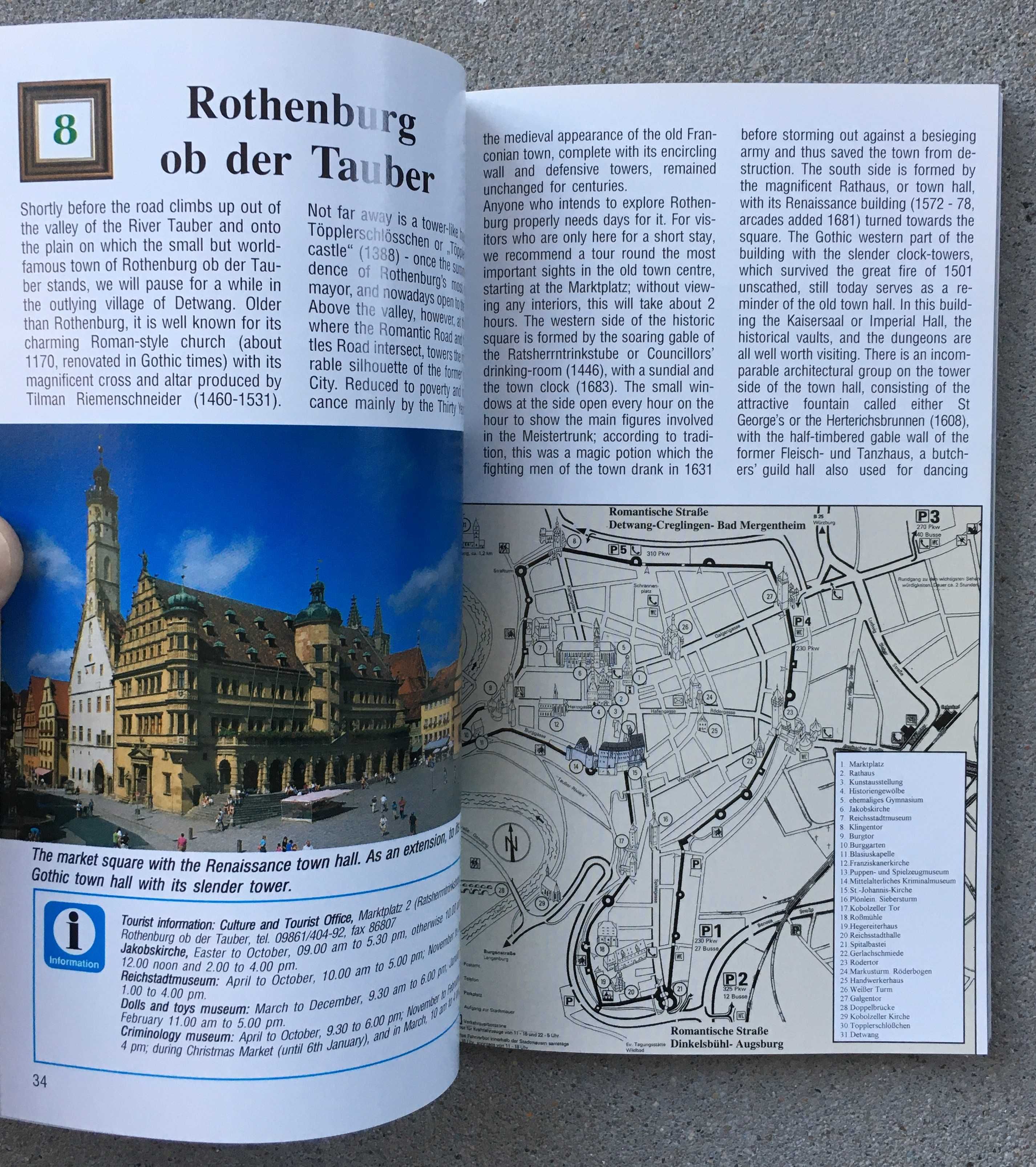 Przewodnik turystyczny Niemcy Czechy The Castles Route stan fabryczny