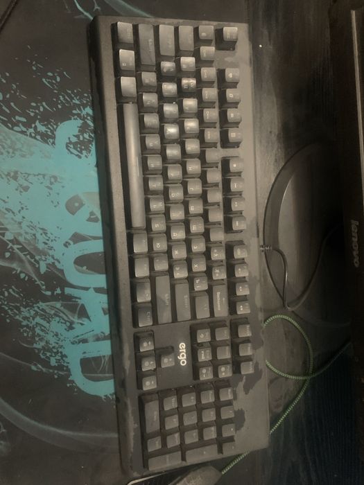 Клавіатура механічна ergo сині свічки підсвітка