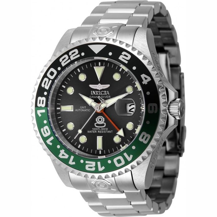 Годинник INVICTA GRAND DIVER 45667 GMT Механіка 47 мм