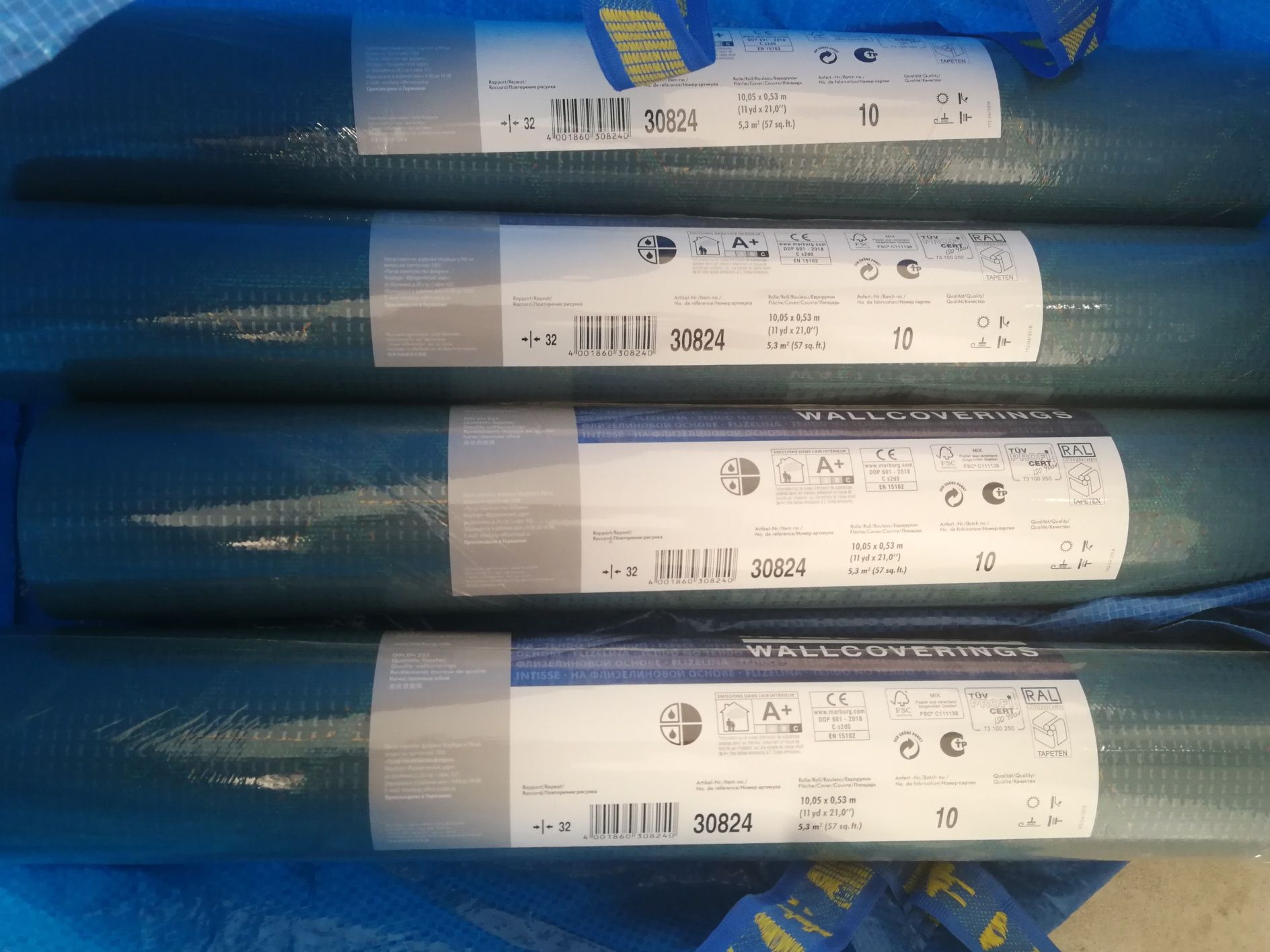 4 rolki tapety na flizelinie Marburg montego 30824