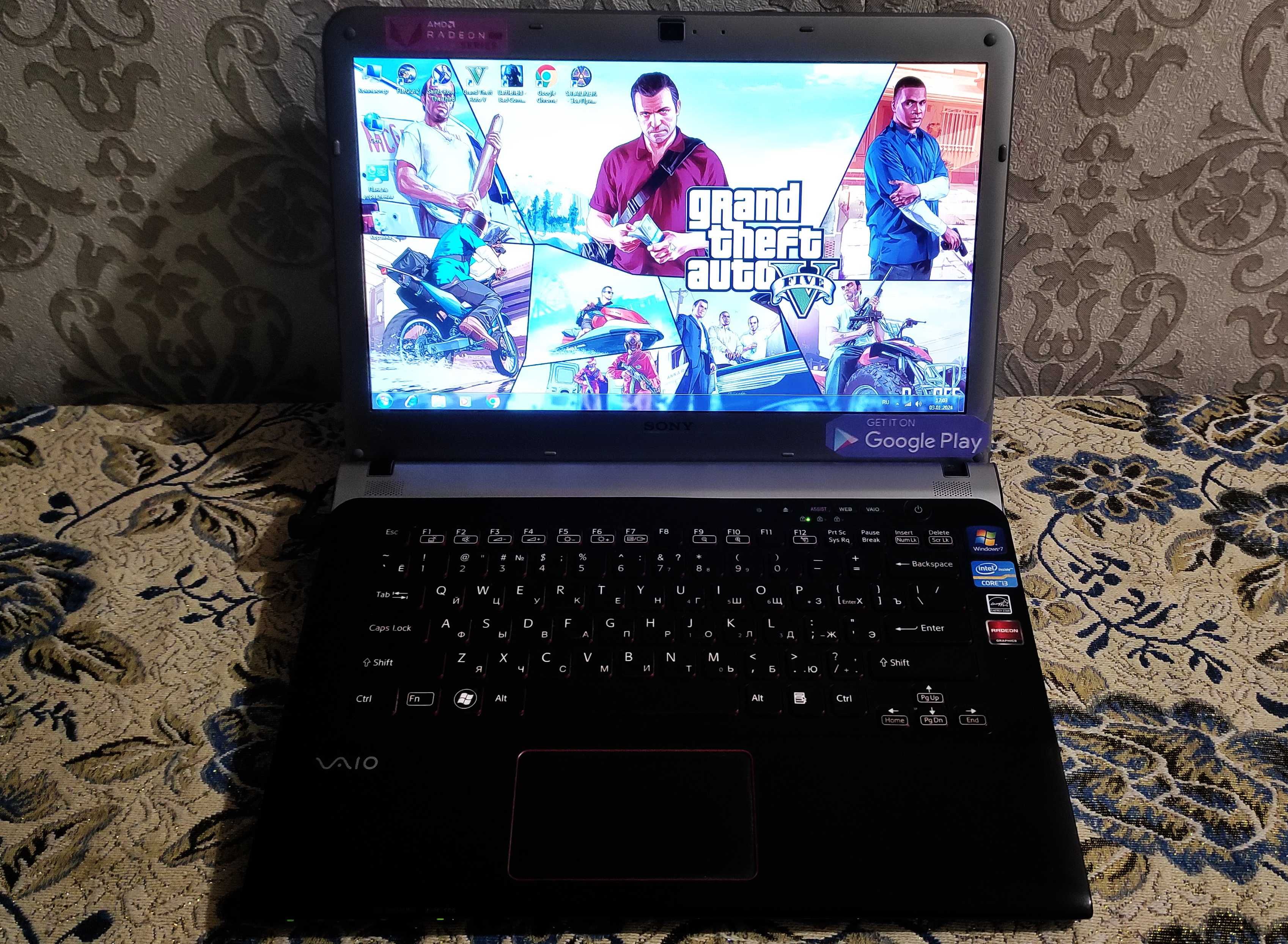 Быстрый Sony  Vaio \ Core i3 \ Radeon