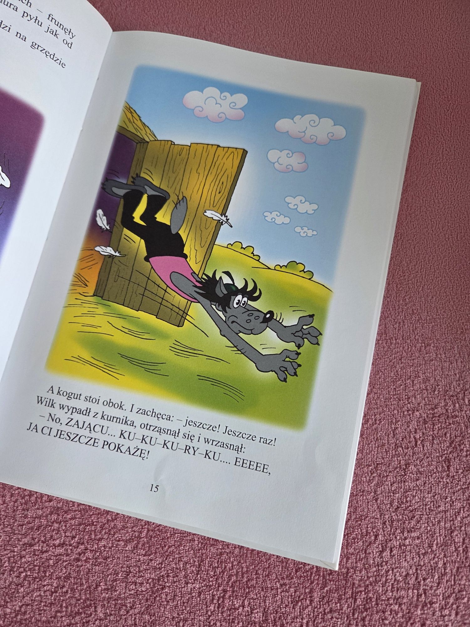 Wilk i zając książka gruba oprawa