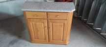 Movel 2 portas tampo granito