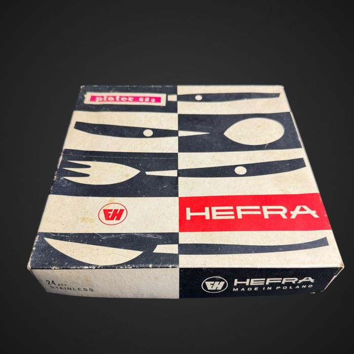 Komplet sztućcy Hefra wzór Wschodni sztućce plater 24szt B5/031604