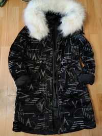 Куртка зимова на дівчинку. 146 ріст, курточка дитяча