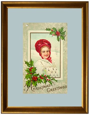Поштова карточка листівка открытка Веселого Різдва поч. ХХ ст. USA