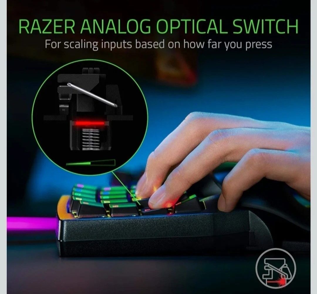 Клавіатура дротова ігрова Razer Tartarus Pro