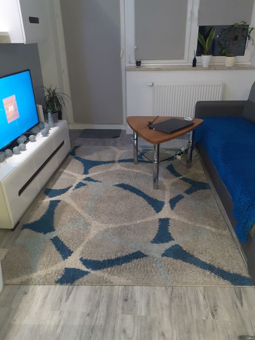 Niebieski dywan 220×160