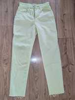 Jeansy Denim Sinsay xxs  limonka r32