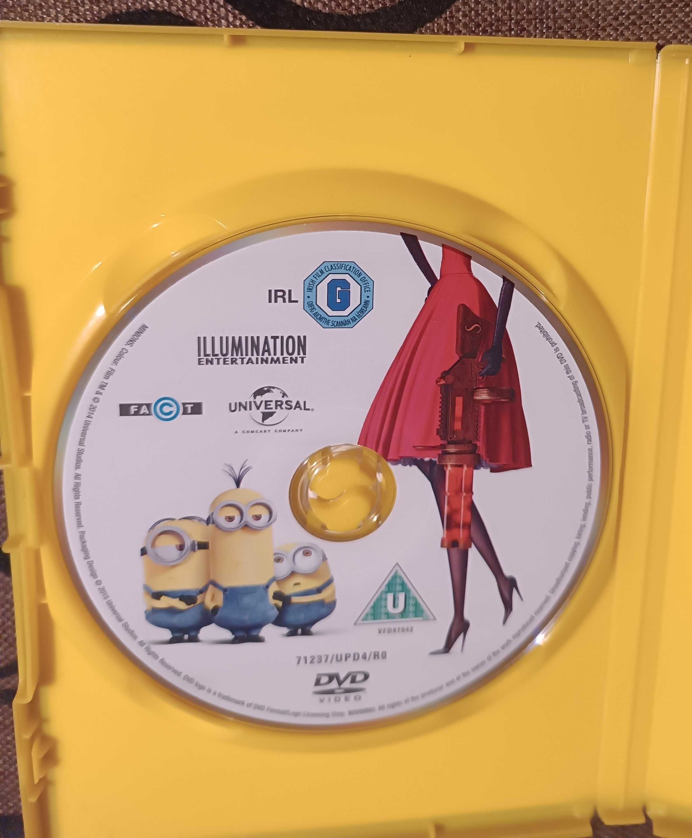 MINIONS - film DVD NIE ma języka polskiego