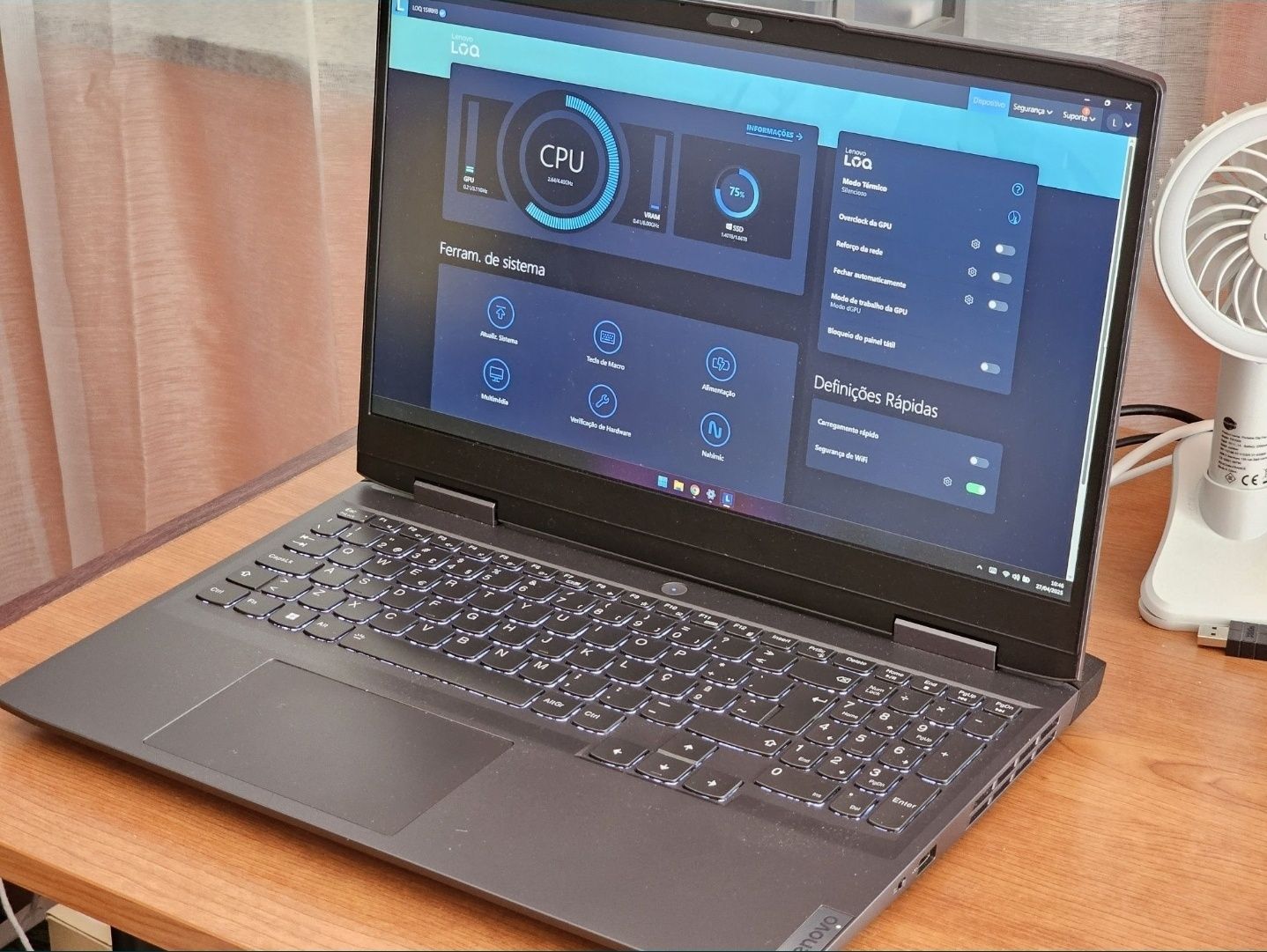 Lenovo LOQ - 12450H - RTX4050 - 16Gb - 512gb - Como novo.