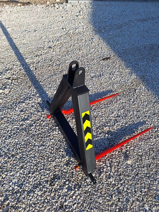 widły na tył ciągnika do bel podnośnik do balotów do siana kiszonki