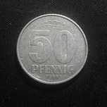 Moneta DDR NRD 50 fenigów Pfennig 1958r, 1968r