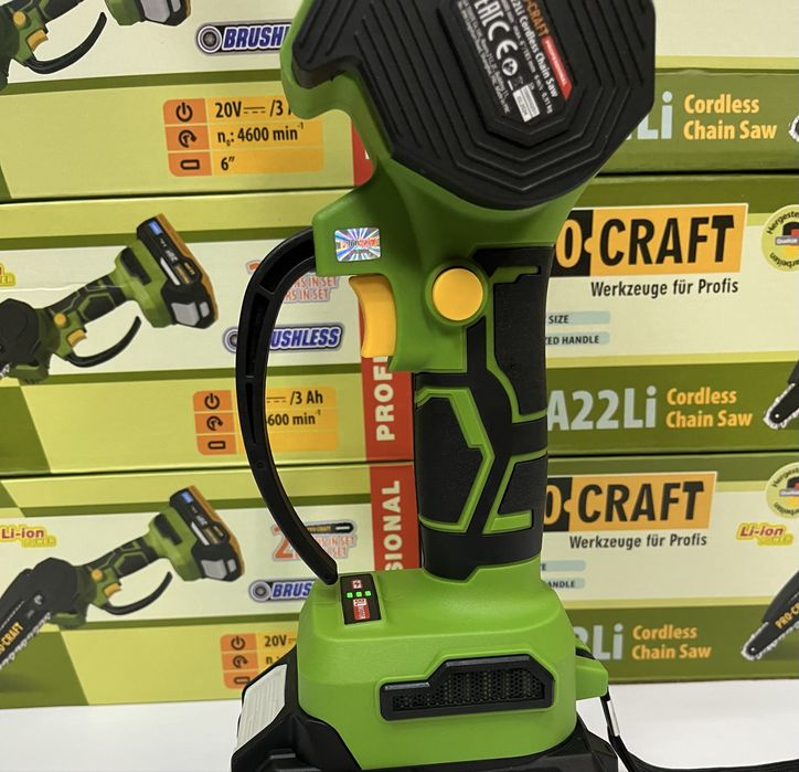 Акумуляторна пила Procraft PKA22Li безщ/ без АКБ та ЗП/ 2шини 2ланцюги