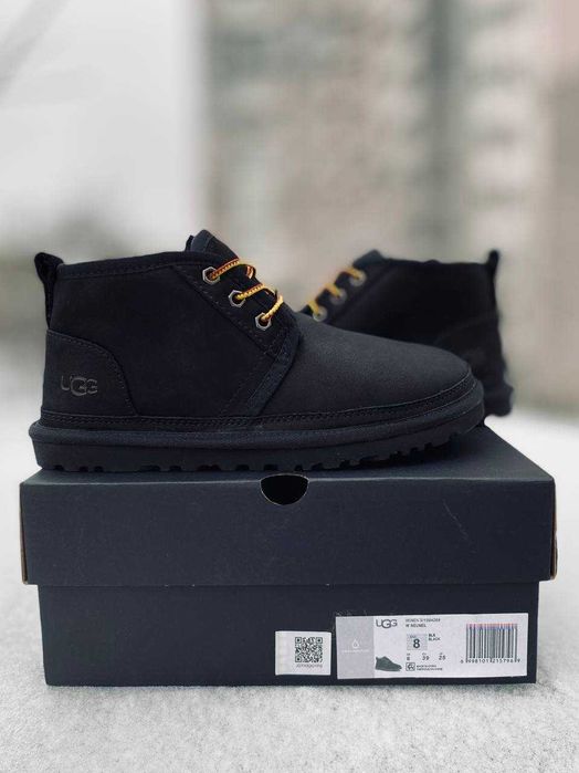 Уггі UGG Neumel Waterproof Nubuck Black premium угги