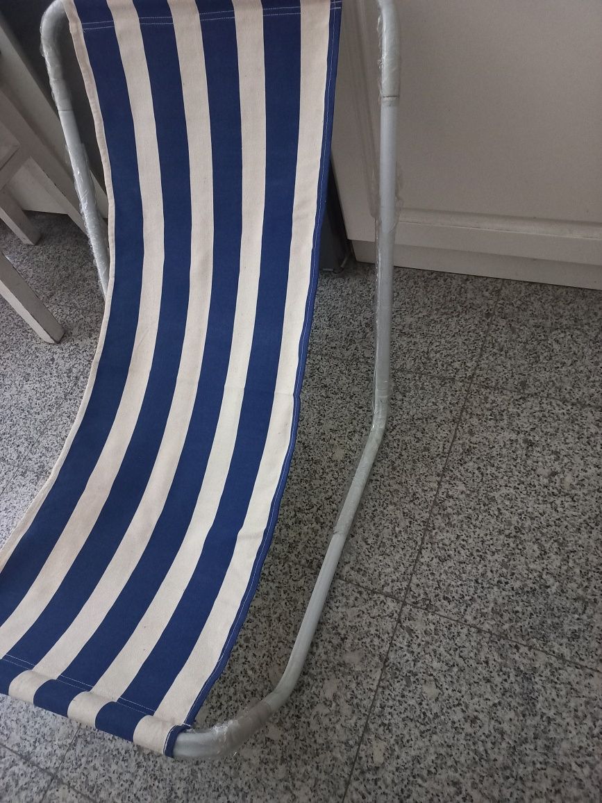 Conjunto de 2 cadeiras de descanso ou de praia