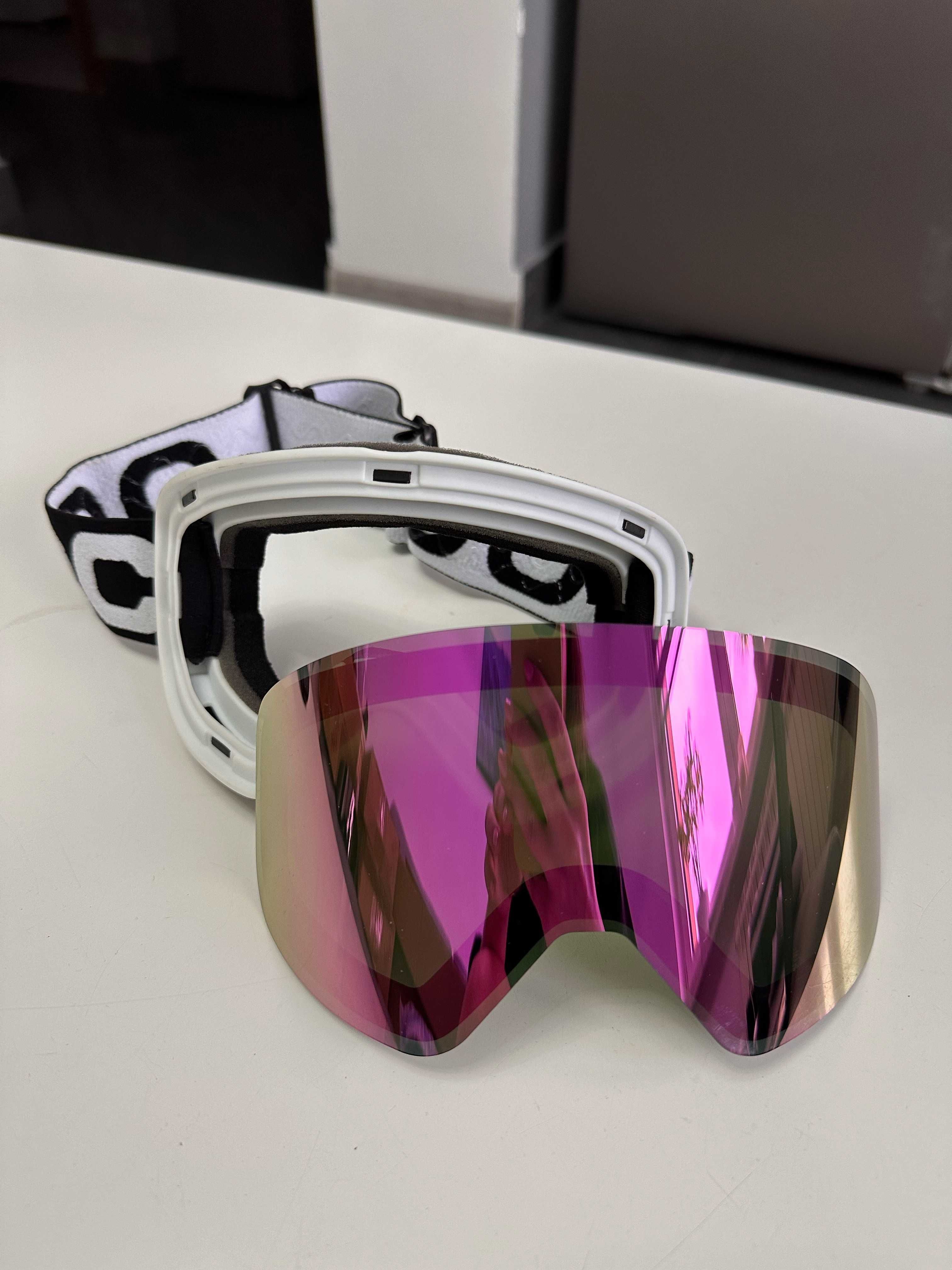 Gogle POC Narciarskie Filt uv-400 Kolor CZerwony