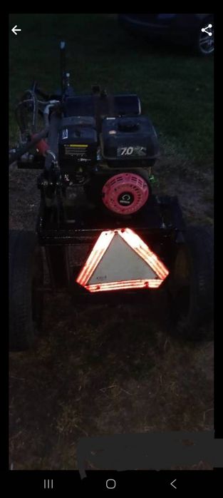 Łuparka hydrauliczna spalinowa