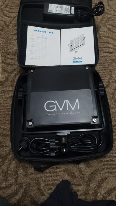 Відеосвітло LED GVM 800D-RGB (3200-5600K)
**LED‑освітлення GVM LED 480