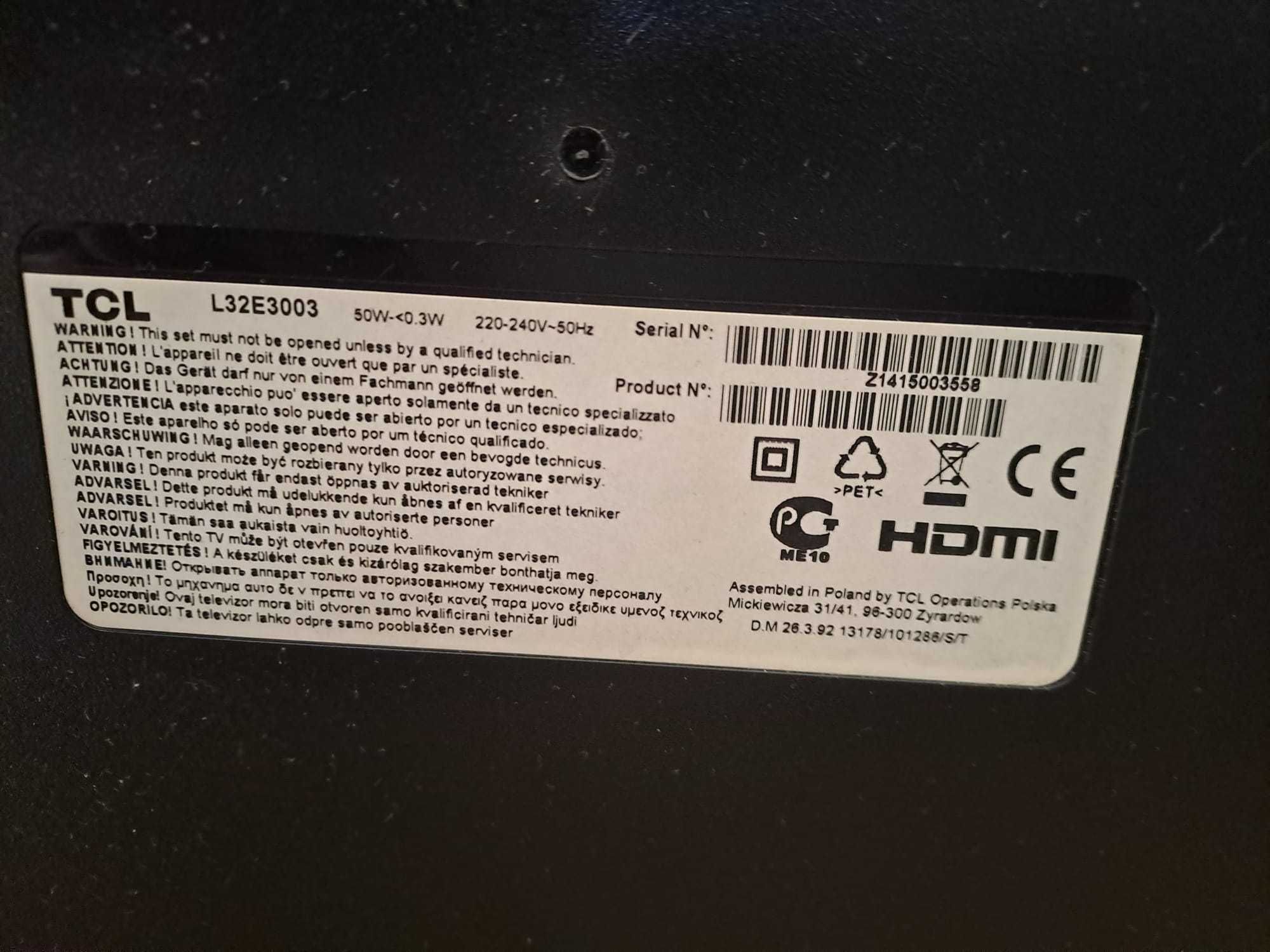 Telewizor TCL 32 cale