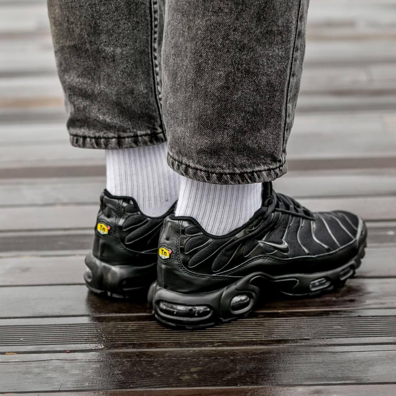 Кроссовки Air Max Plus TN Full Black Найк ТОП