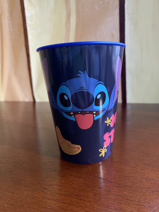 Stitch caneca, boneco, lancheira, garrafa, copo