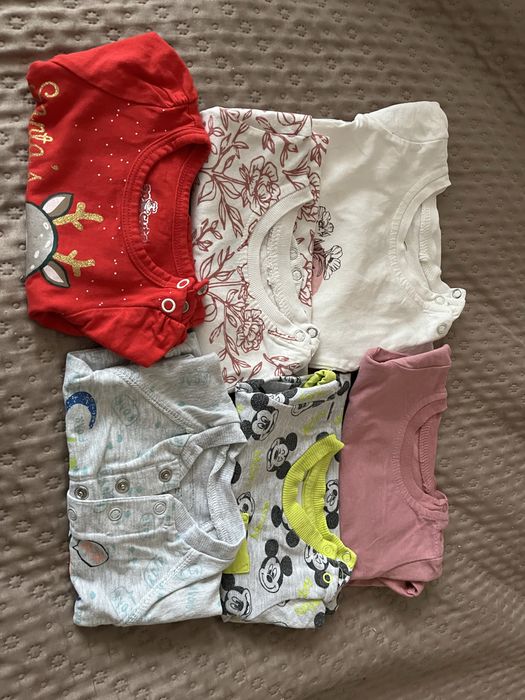 Body niemowlęce 6 sztuk