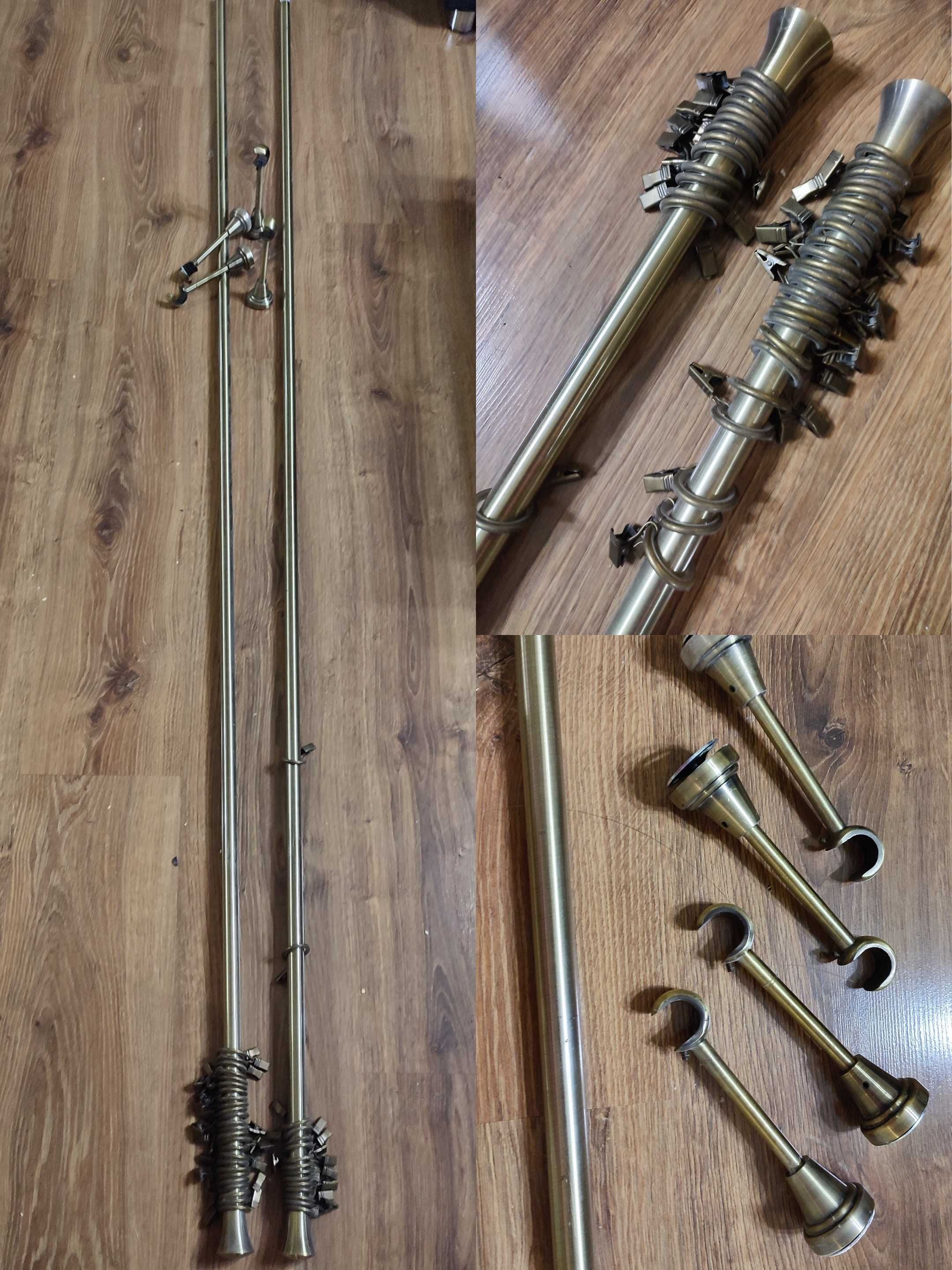 Karnisz kolor brązowy 1 x 400 cm lub 2 x 200 cm
