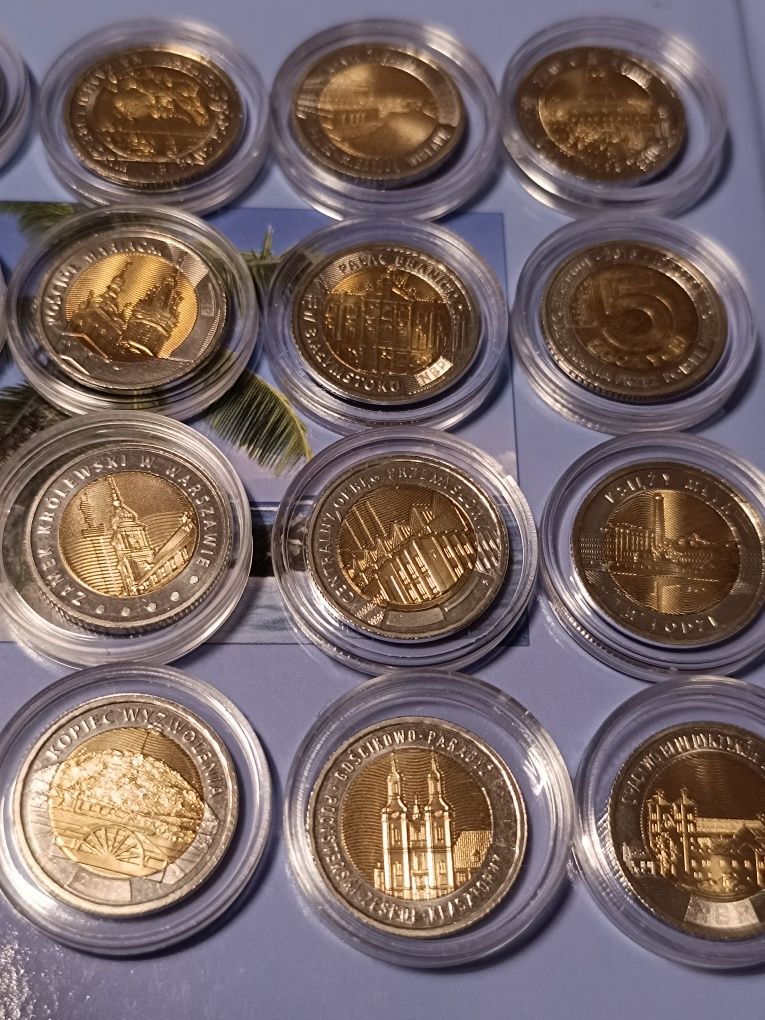 Zestaw monet 5 złotych - menniczne