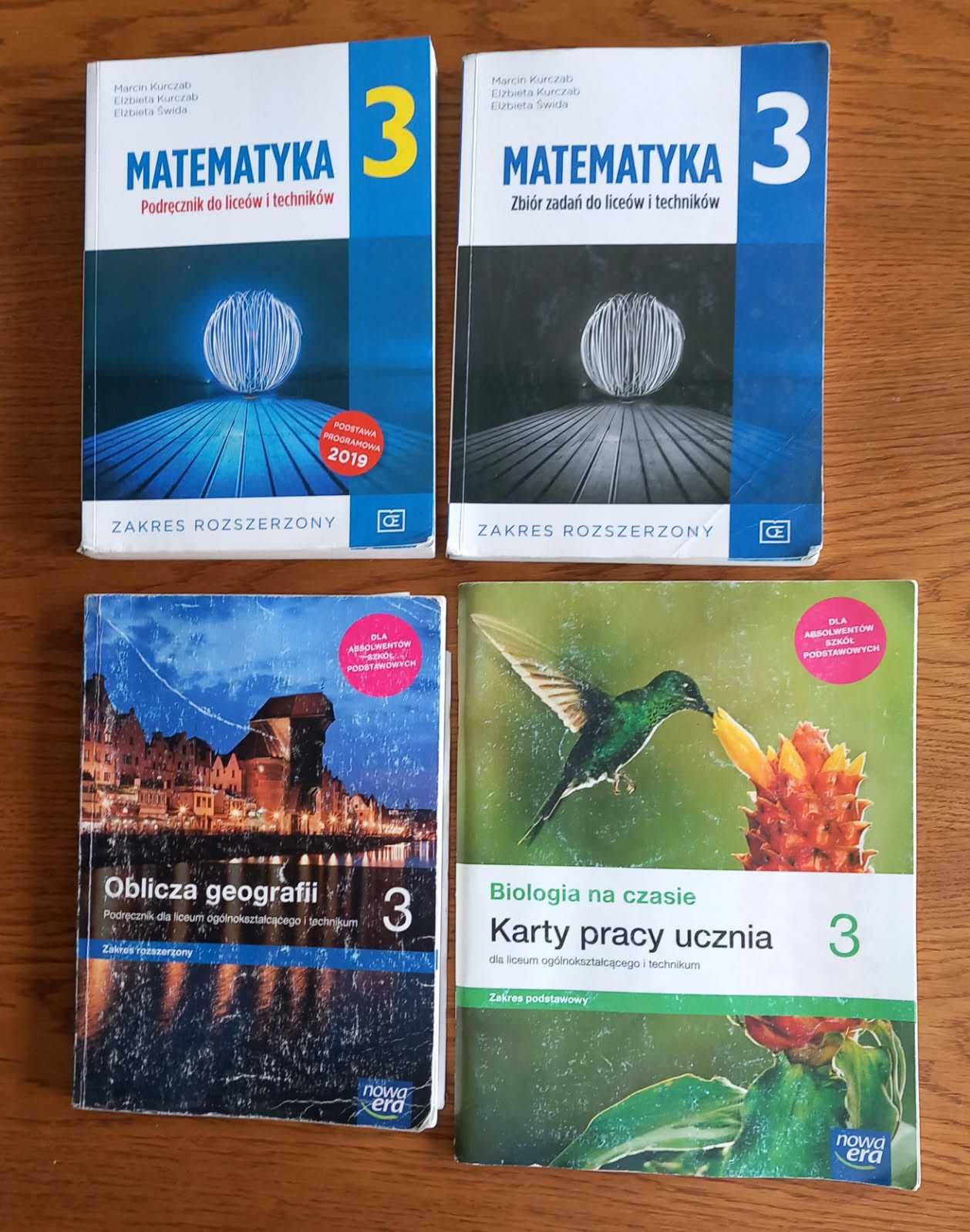 Matematyka i geografia rozszerzona, biologia 3