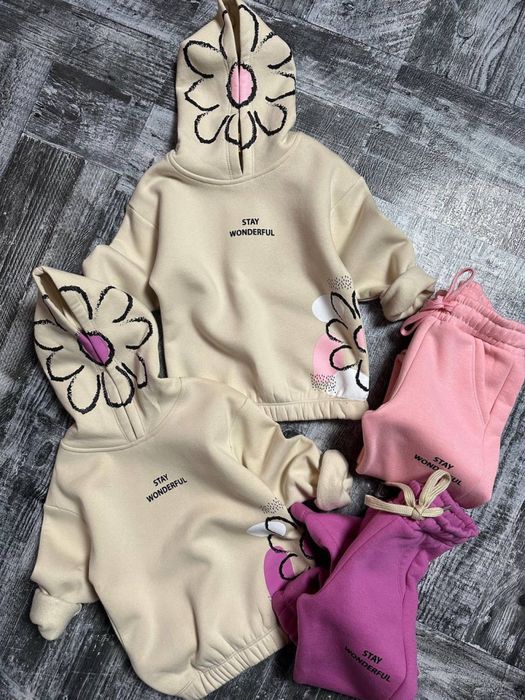 Костюм з капюшоном на флісі