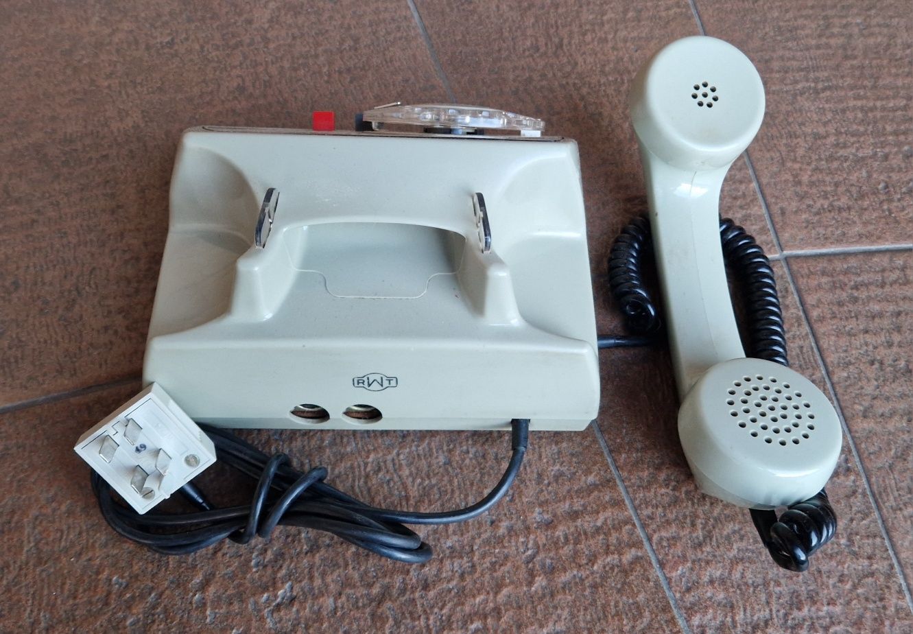 Tarczowy telefon stacjonarny Storczyk 74 Elektrim RWT Telkom PRL retro