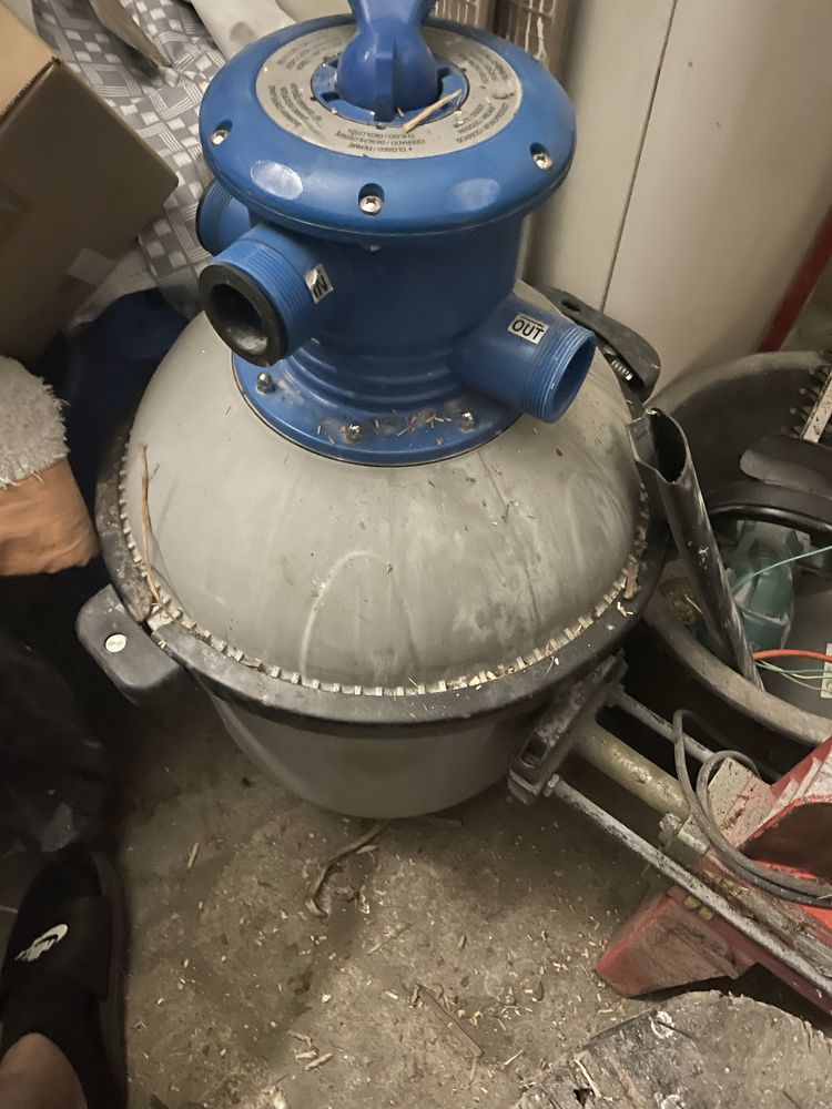 Motor de piscina com filtro