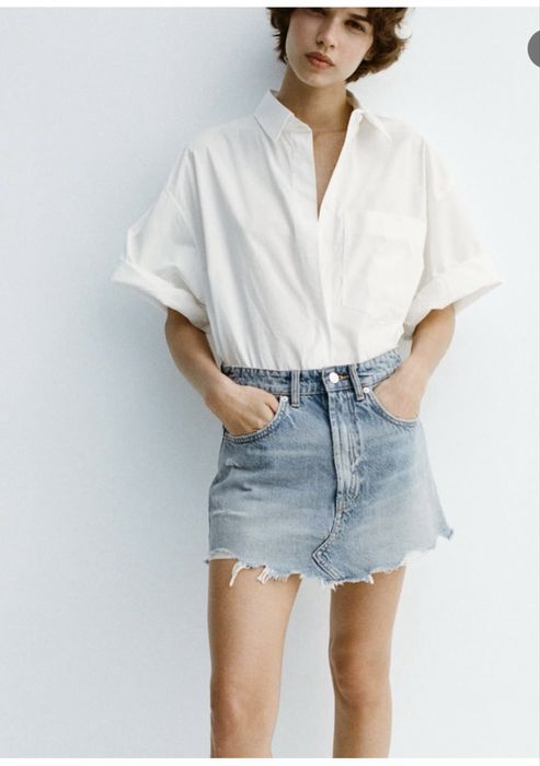Джинсова юбка , спідниця Zara