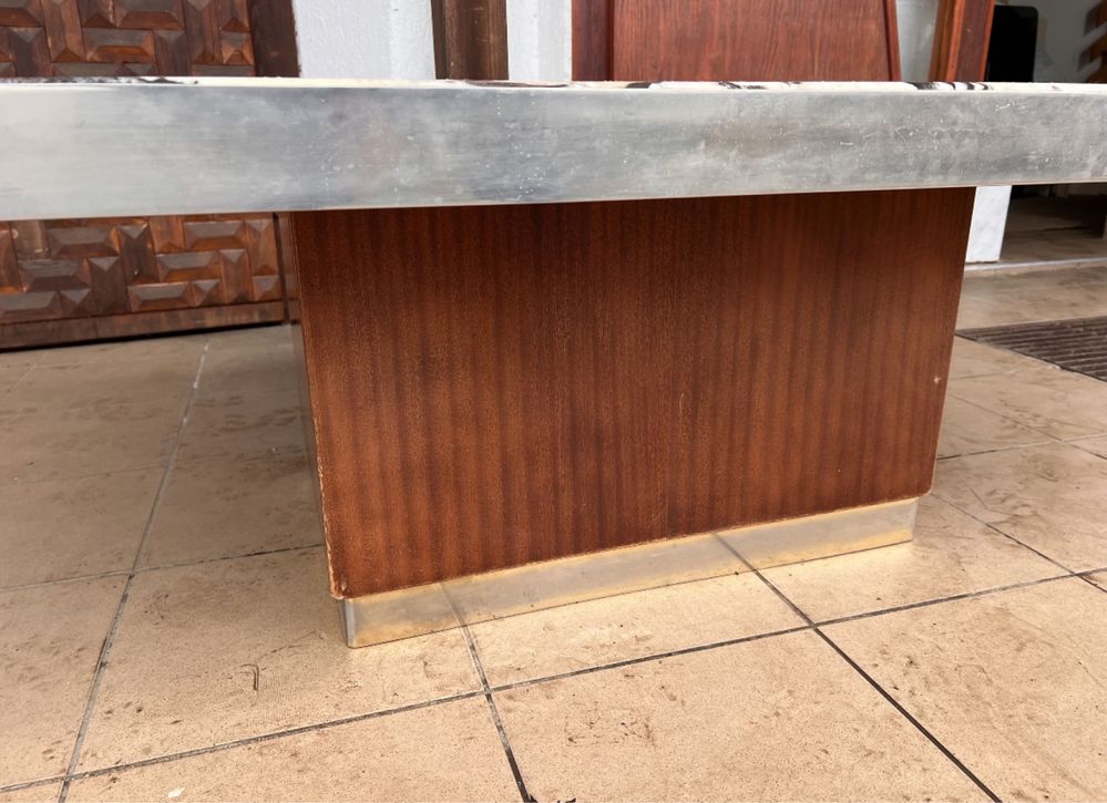 Stolik kawowy marmur Cipollino mid century
