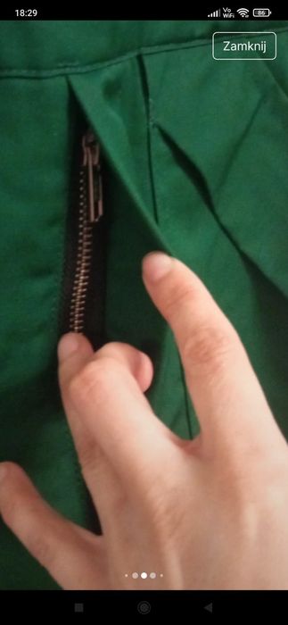 Nowe spodnie robocze ogrodniczki ocieplane M