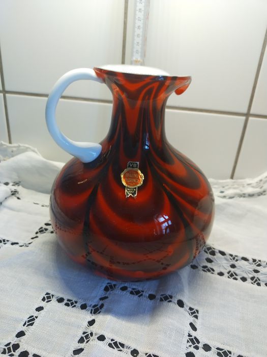 Итальянская ваза кувшин Мурано