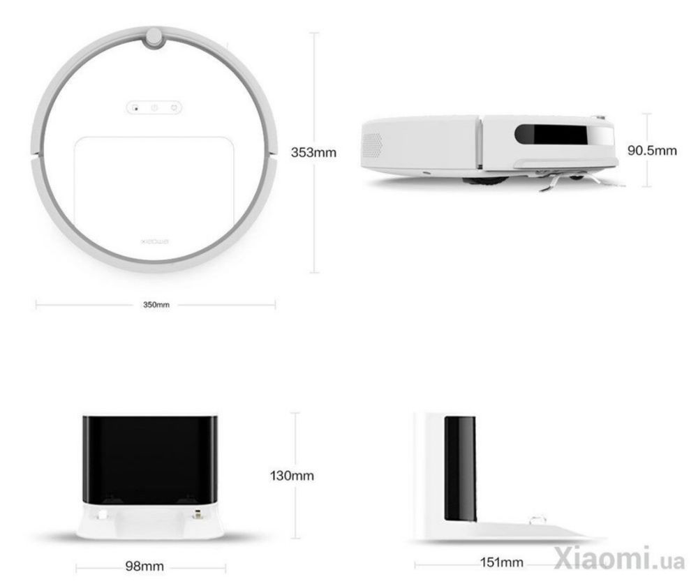 Робот пилосос Xiaomi Xiaowa C10 сухе прибирання
