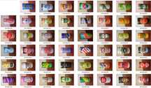 Latas de colecção de diferentes paises