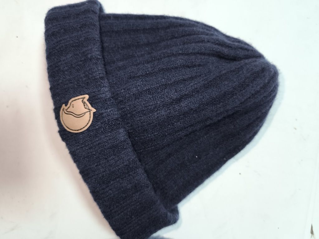 Шапка Fjallraven шерсть унисекс ,подворот,