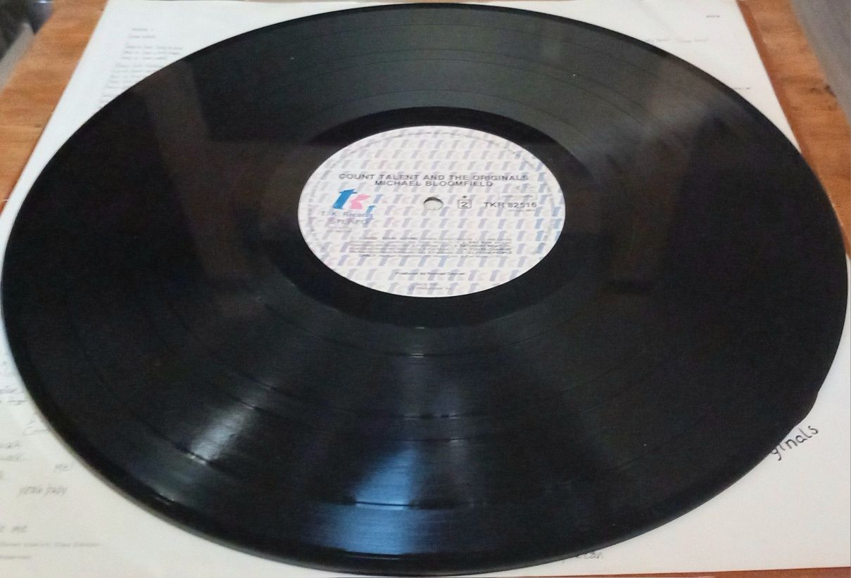 Michael Bloomfield Count Talent And The Originals LP Winyl Gat 1978 EX
