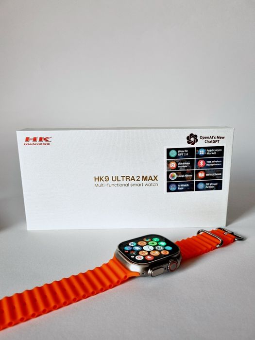 Smartwatch GPS, Chat Gpt, album zdjęć, gry,