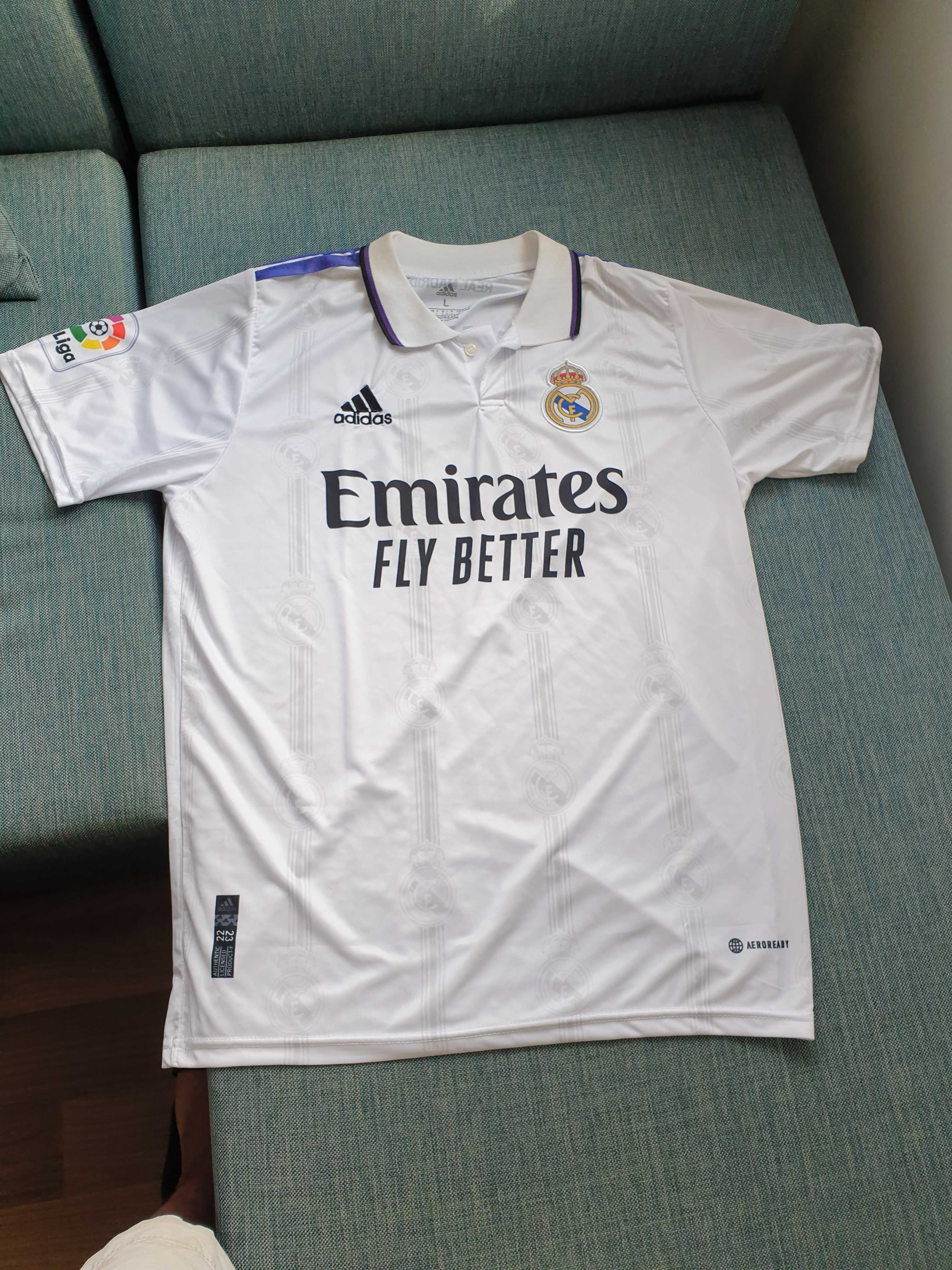 Koszulka Tshirt Karim Benzema Real Madryt roz L