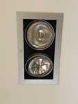 Lampy sufitowe typu halogen 3 sztuki